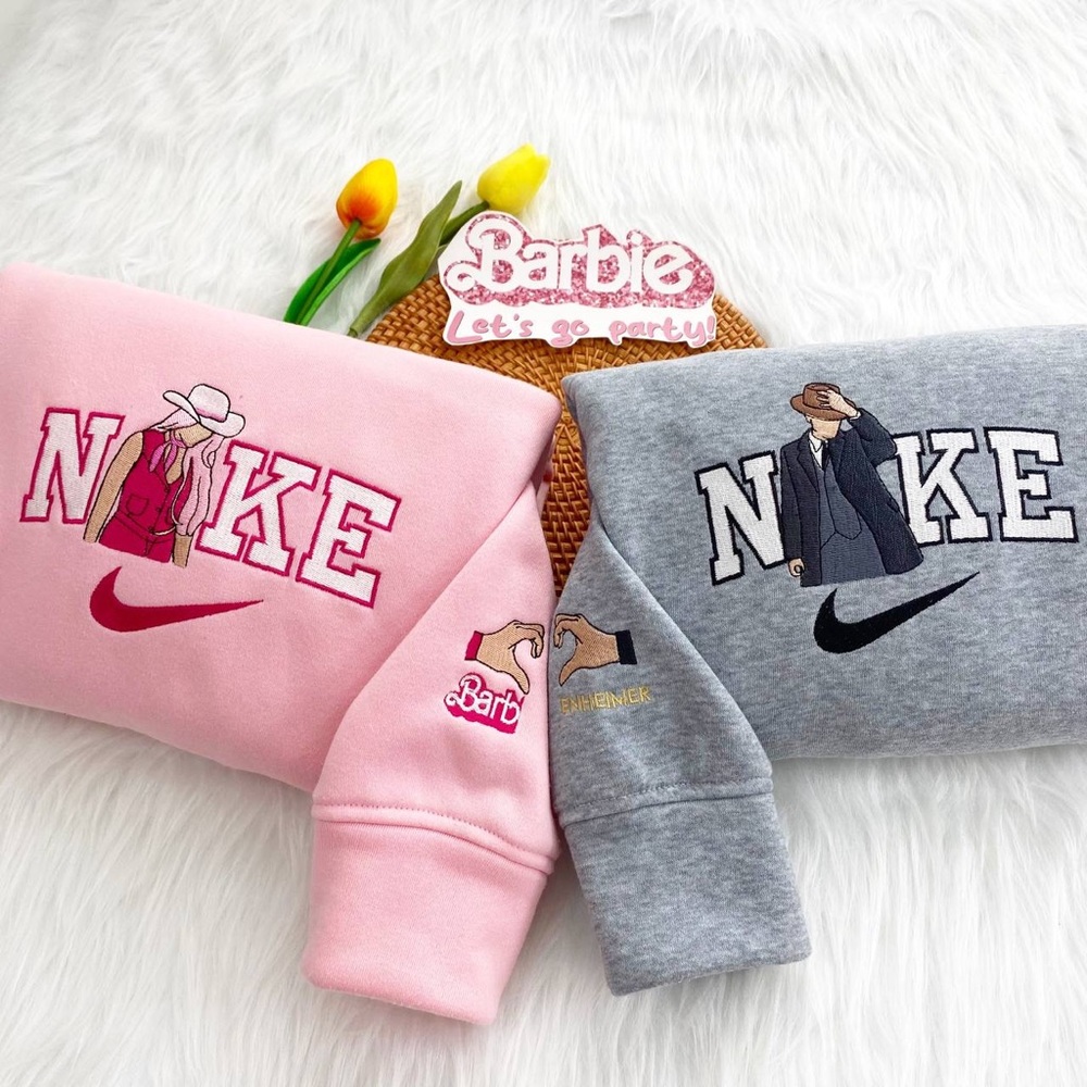 Barbie & Oppenheimer (Barbeheimer) Embroidered Sweatshirt| Sets| Matching